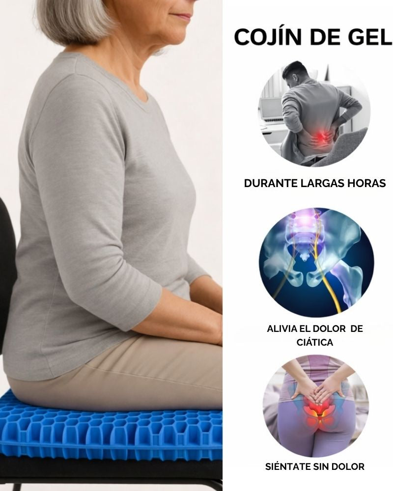 El cojín de gel que te permite sentarte sin dolor