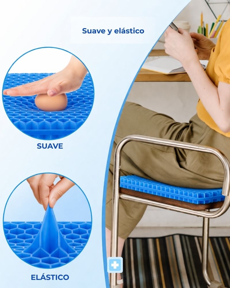 El cojín de gel que te permite sentarte sin dolor